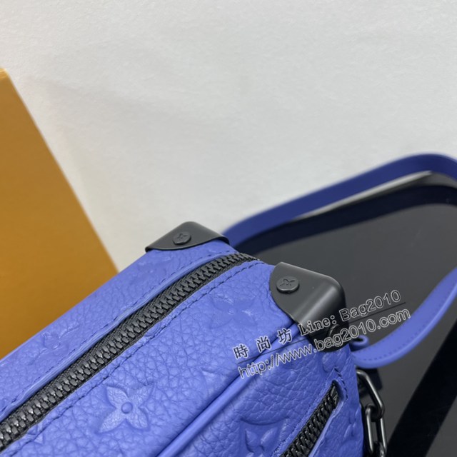 Lv路易威登2023專櫃新款Mini Soft Trunk手袋 LV盒子包男士肩背斜挎包 M55702 M82558 ydh5153